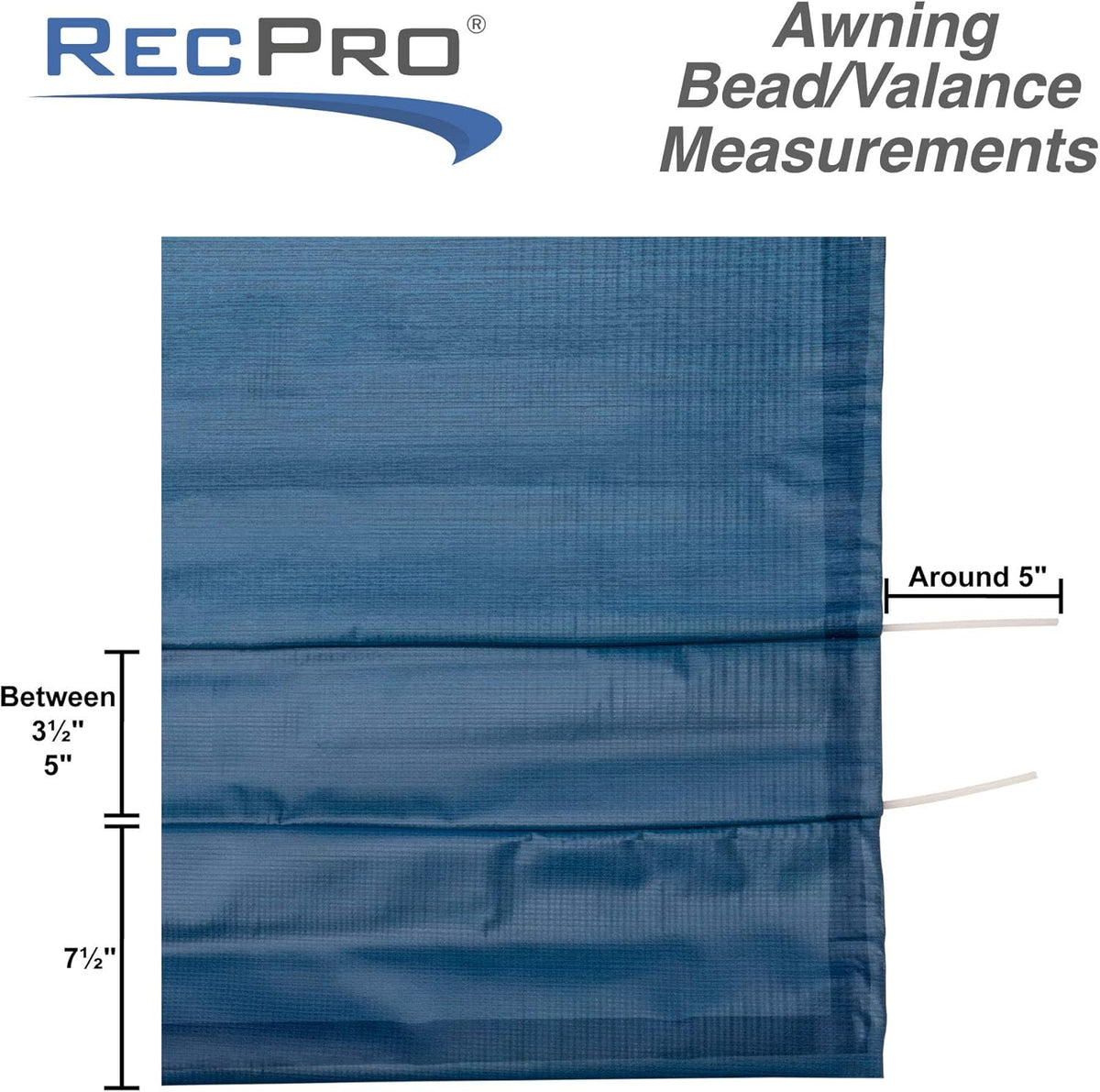 14 Foot Gray RV Awning Fabric Replacement W337642