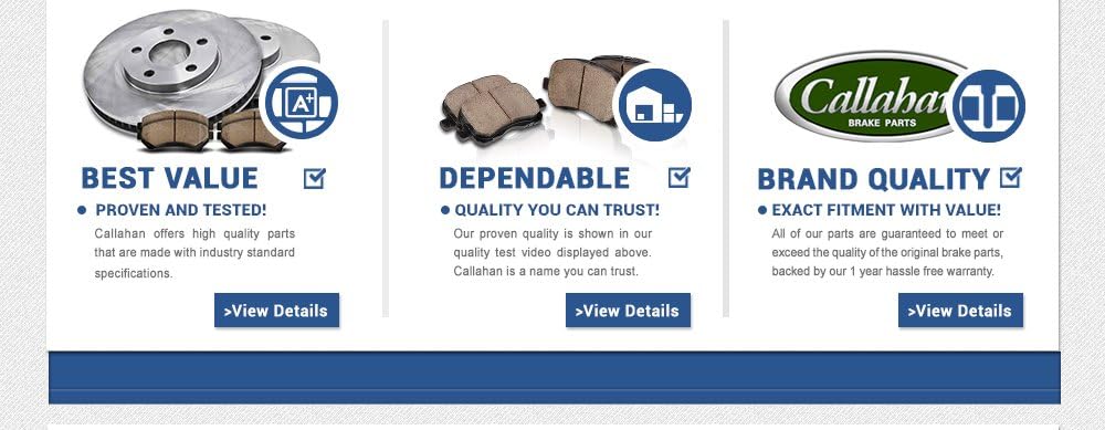 Brake Rotors Set Pack of 2 I183640