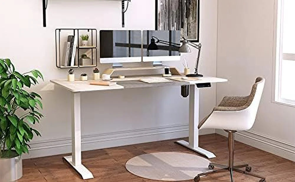 Electric Height Adjustable Standing Desk 55 x 28 Inches K677