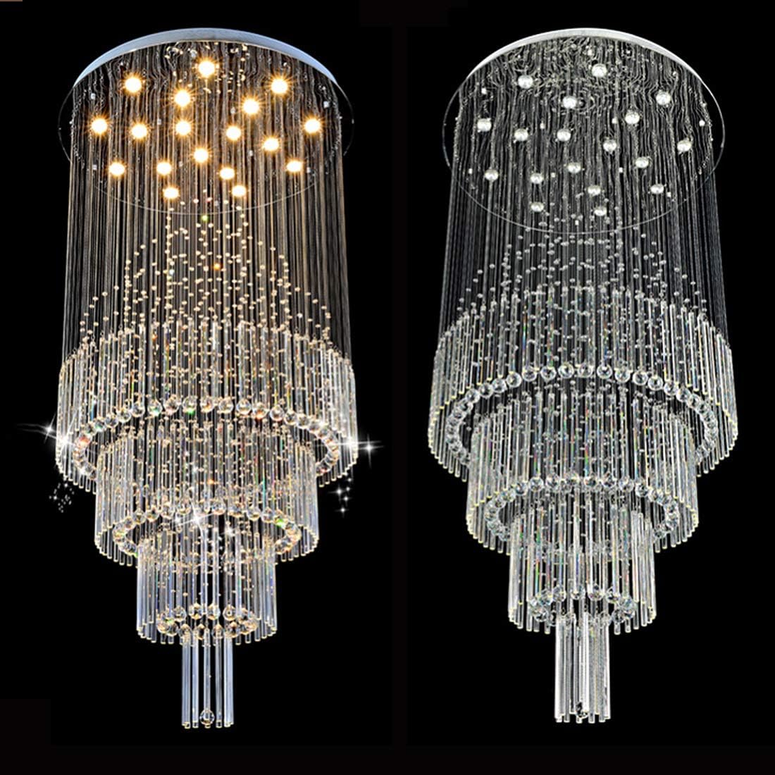 Large Modern Crystal Chandelier Ceiling Light Fixture T1148