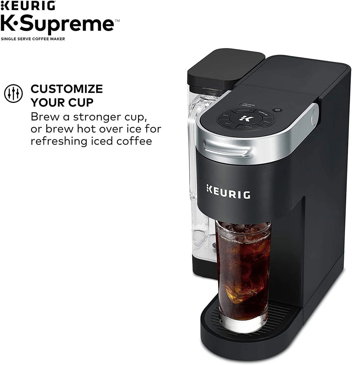 Black Single Serve K-Cup Pod Coffee Maker J16406