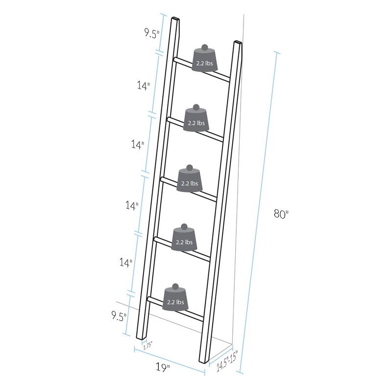 Decorative Ladder Solid American Maple U274123