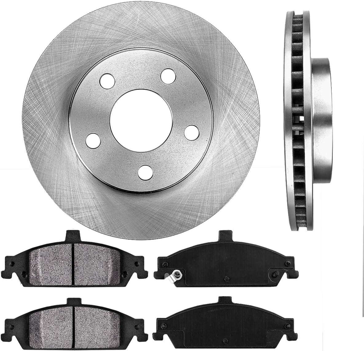 Brake Disc Rotors + Metallic Brake Pads K48391