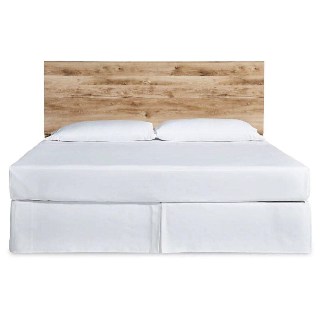 King Panel Headboard in Tan Golden Rustic Z231
