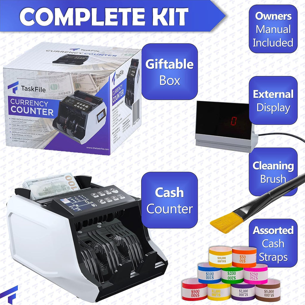 Portable Money Counter Machine with Bill Straps T94537