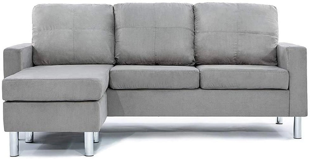 Modern Sectional Sofa Gray Z127