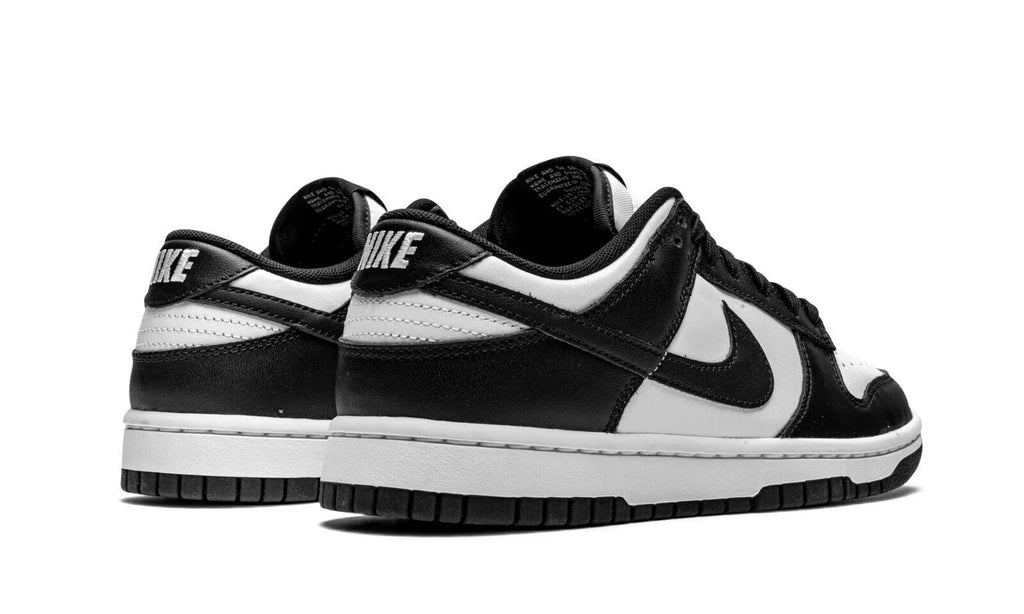 Black & White Leather Running Shoes I546180