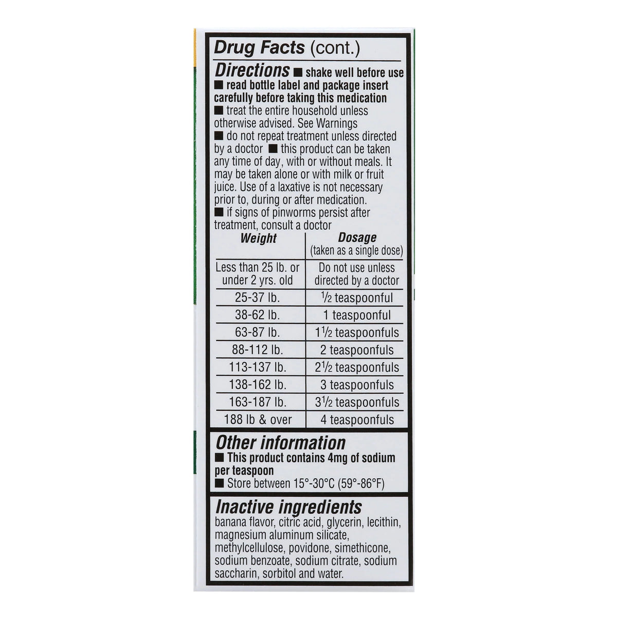 Pinworm Medicine 1 fl oz H1379