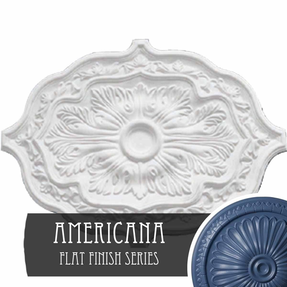 Hand-Painted Ceiling Medallion F5135