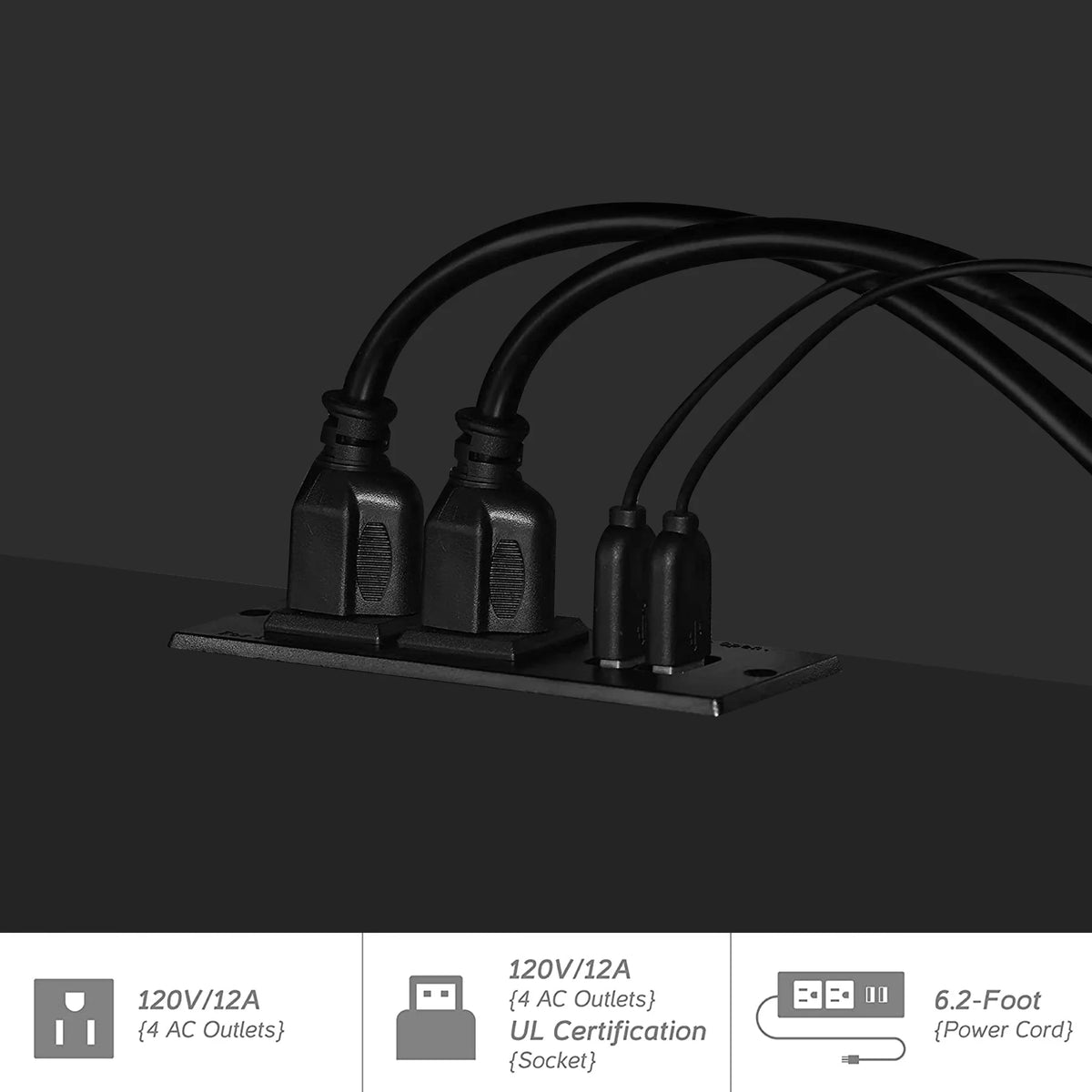 Black Wood Floating TV Stand F2015