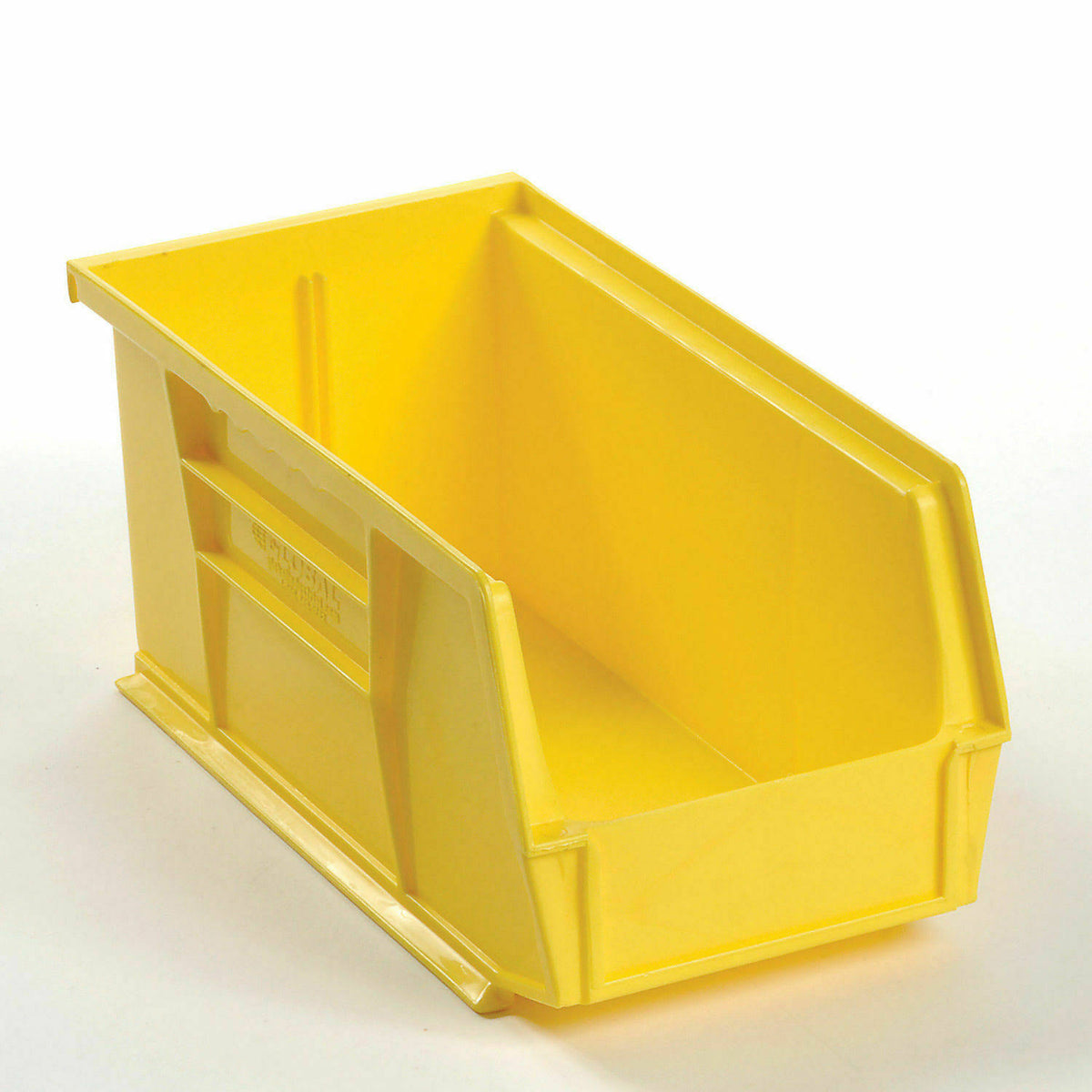 Yellow Plastic Stacking Bin Lot of 12 A651