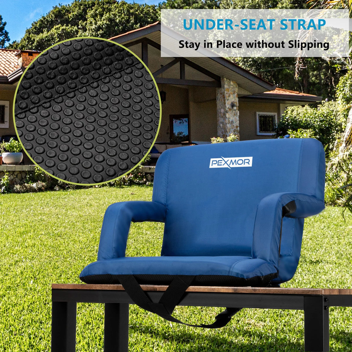 Stadium Seat with Back Support & Carrying Bag B727