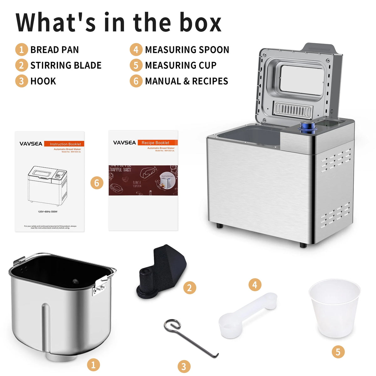 25 in 1 Stainless Steel Bread Maker M438296