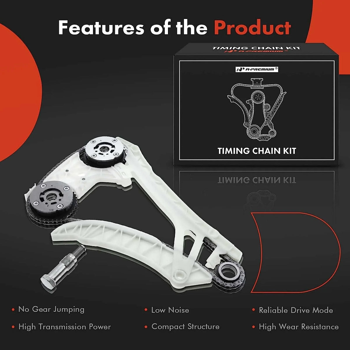 Engine Timing Chain Kit with Tensioner F3537