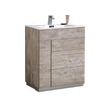 30 in. Modern Nature Wood Bathroom Vanity D473