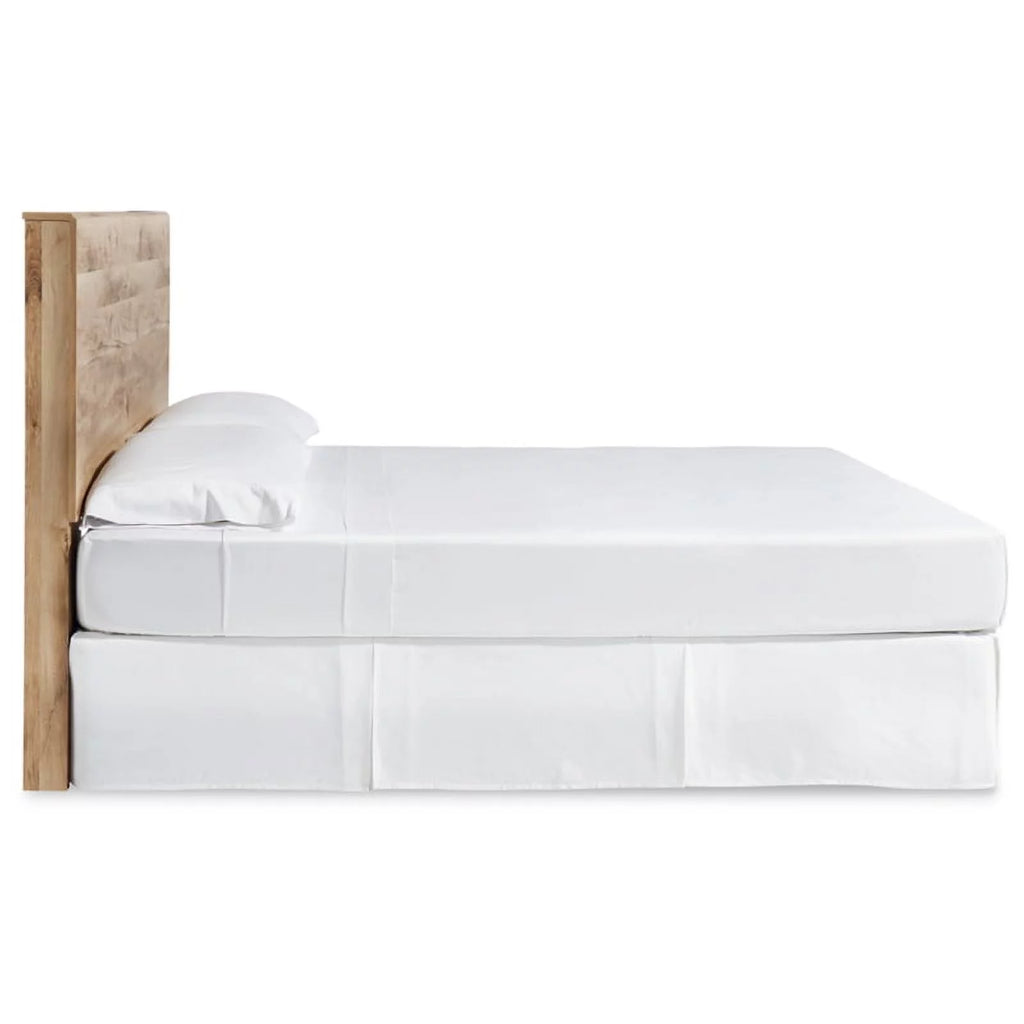 King Panel Headboard in Tan Golden Rustic Z231
