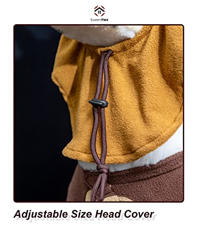 Pet Costume Ears Hat Sweater Furry Clothes for Dogs Cats U44577