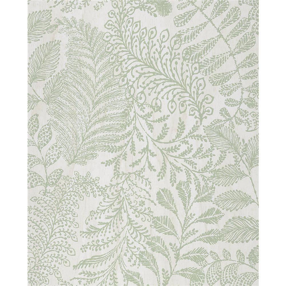 Mint Botanical Wallpaper J669