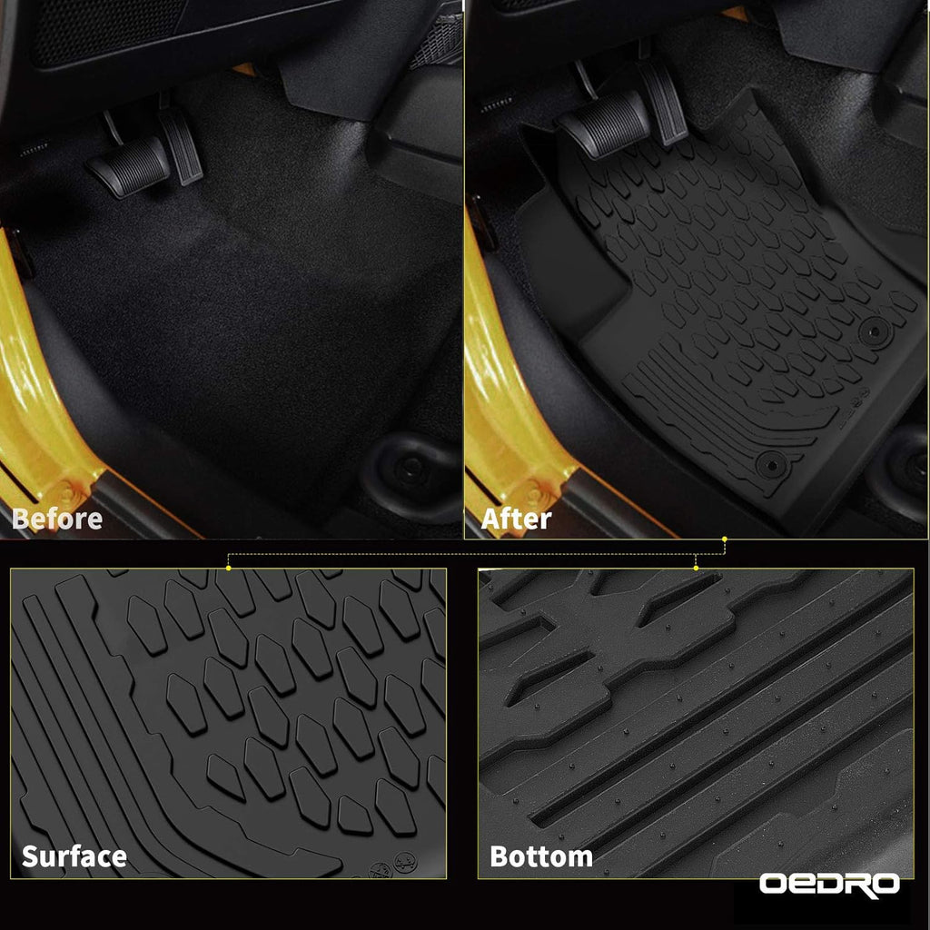 All Weather TPE Floor Mats & Cargo Liners Set B4824