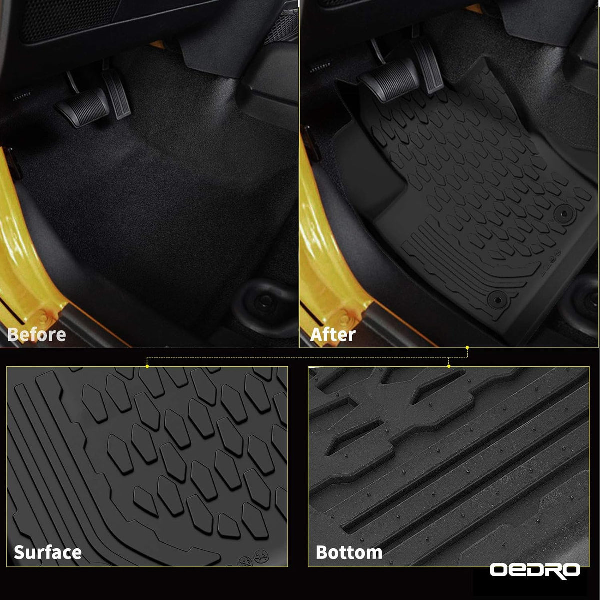 All Weather TPE Floor Mats & Cargo Liners Set B4824