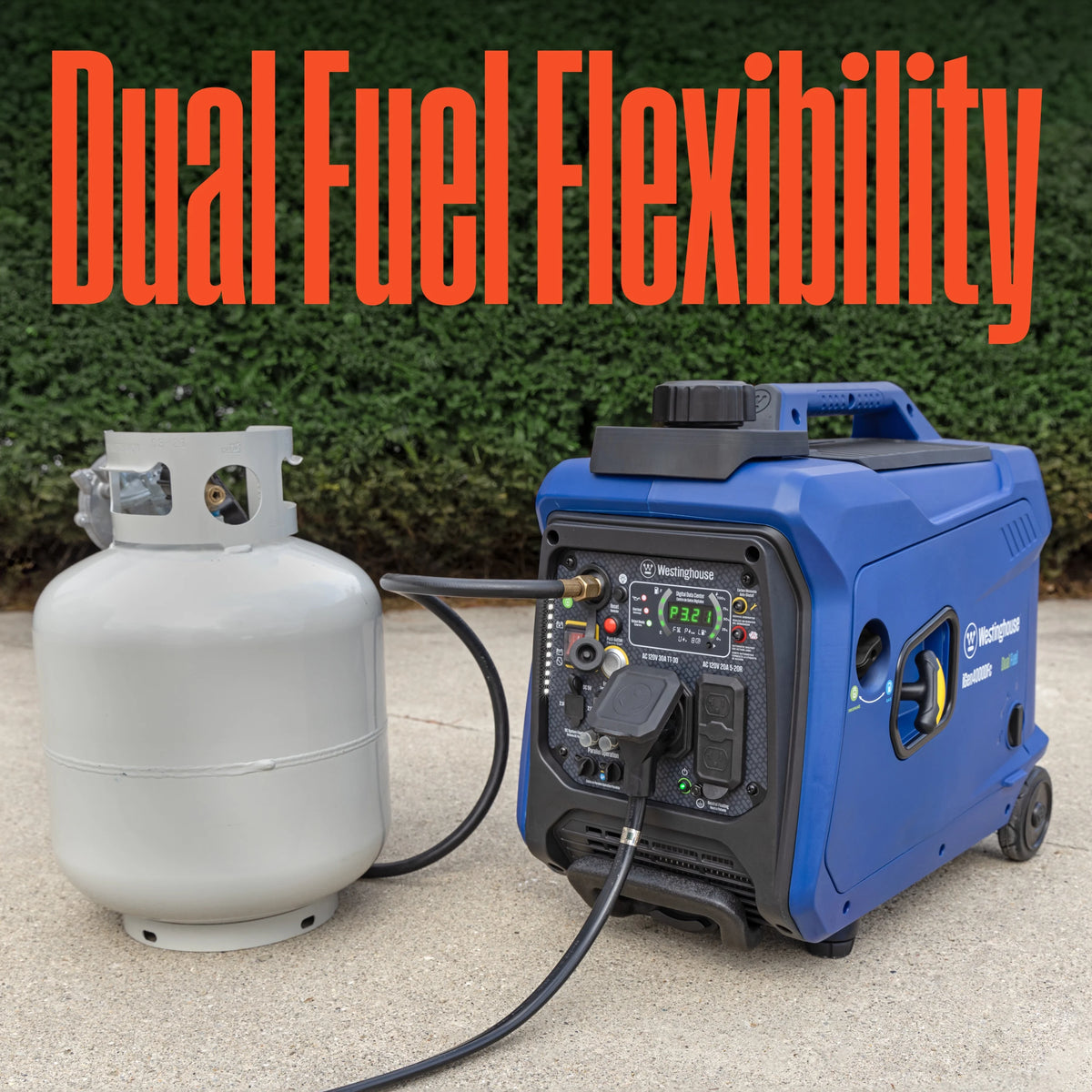 4000 Peak Watt Dual Fuel Portable Inverter Generator E99022