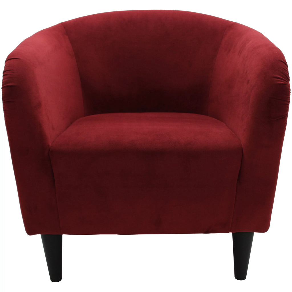 Dove Gray Microfiber Accent Chair C45527