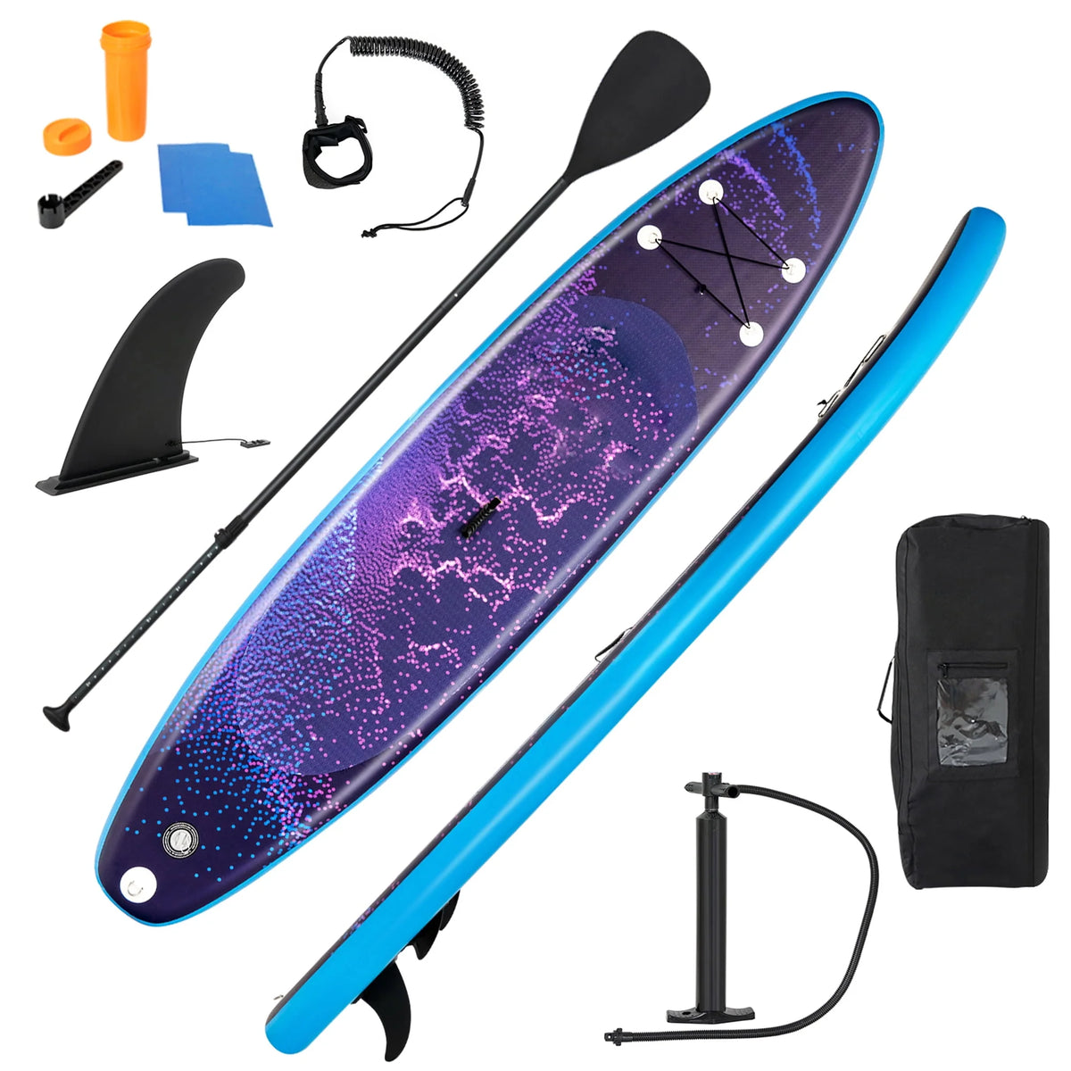 10.5 ft Inflatable Stand-Up Paddle Board Non-Slip Deck N98184