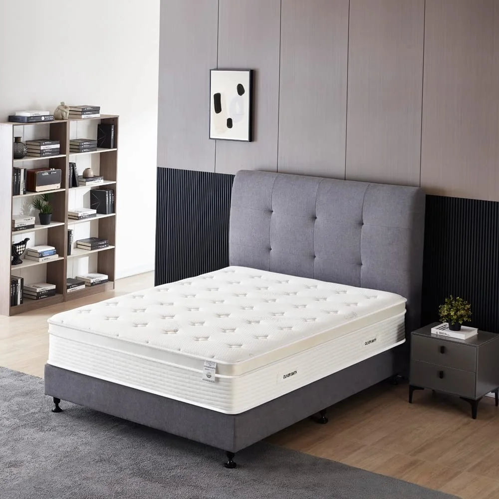 Full Size 12 Inch Memory Foam Spring Hybrid Mattress H4468