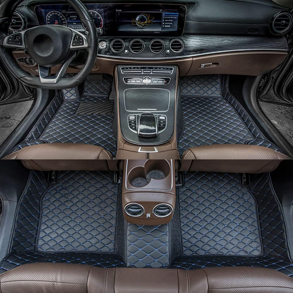 All Weather Non-Slip Leather Car Floor Mats Y34530