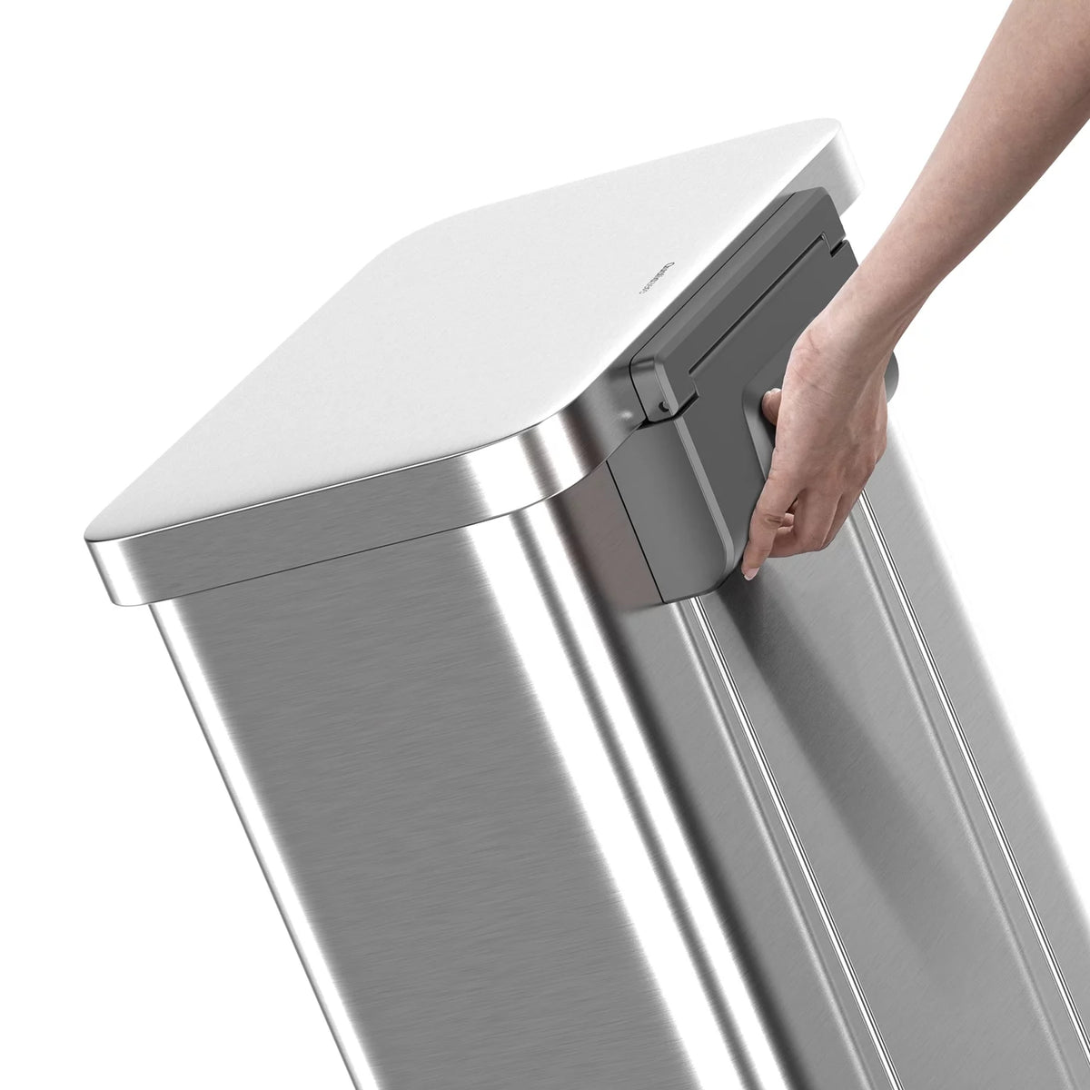 20 Gallon Stainless Steel Step On Kitchen Trash Can Y1320