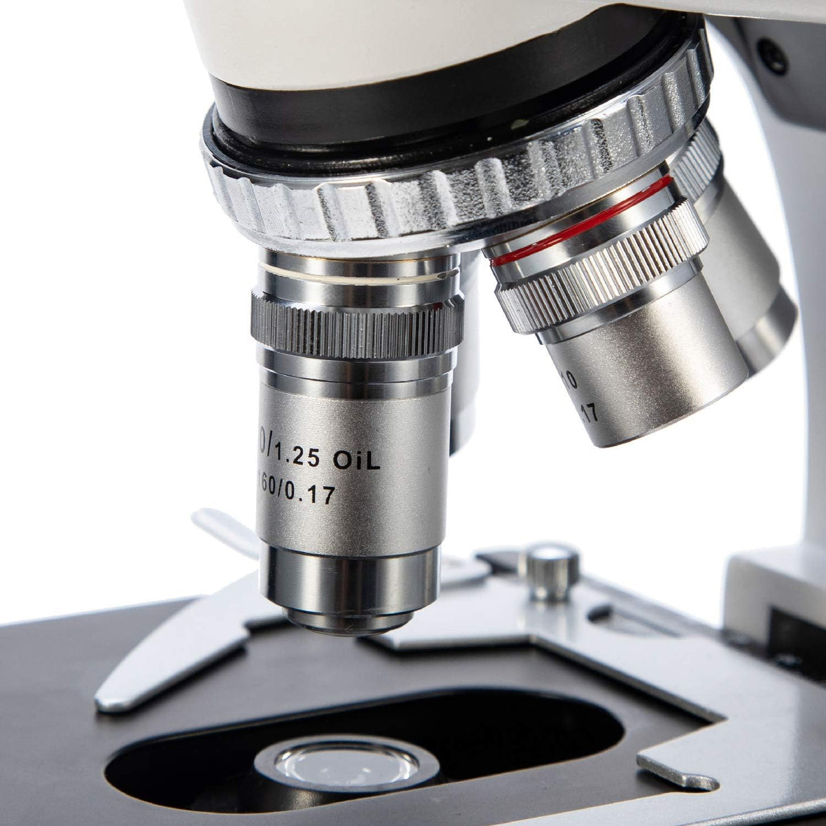 40X-2500X Trinocular Compound Lab Microscope with Wide-Field 10X and 25X Eyepieces U7390