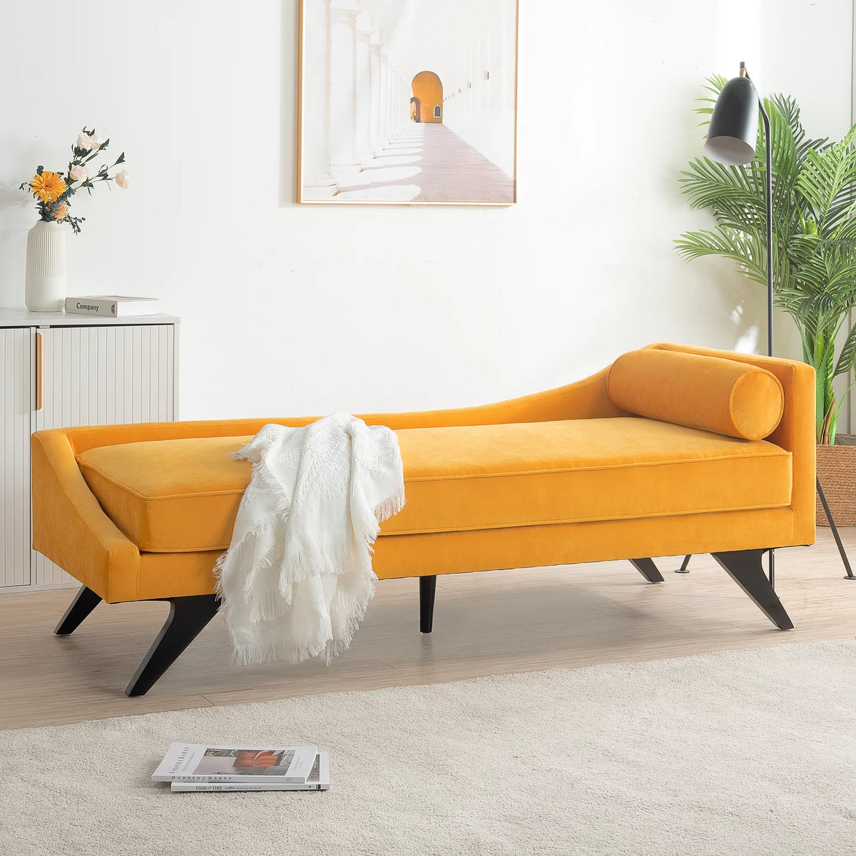 Reclining Chaise Lounge Sofa Padded Seat K885