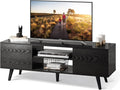 Mid-Century Modern TV Stand with Storage Cabinet X932131