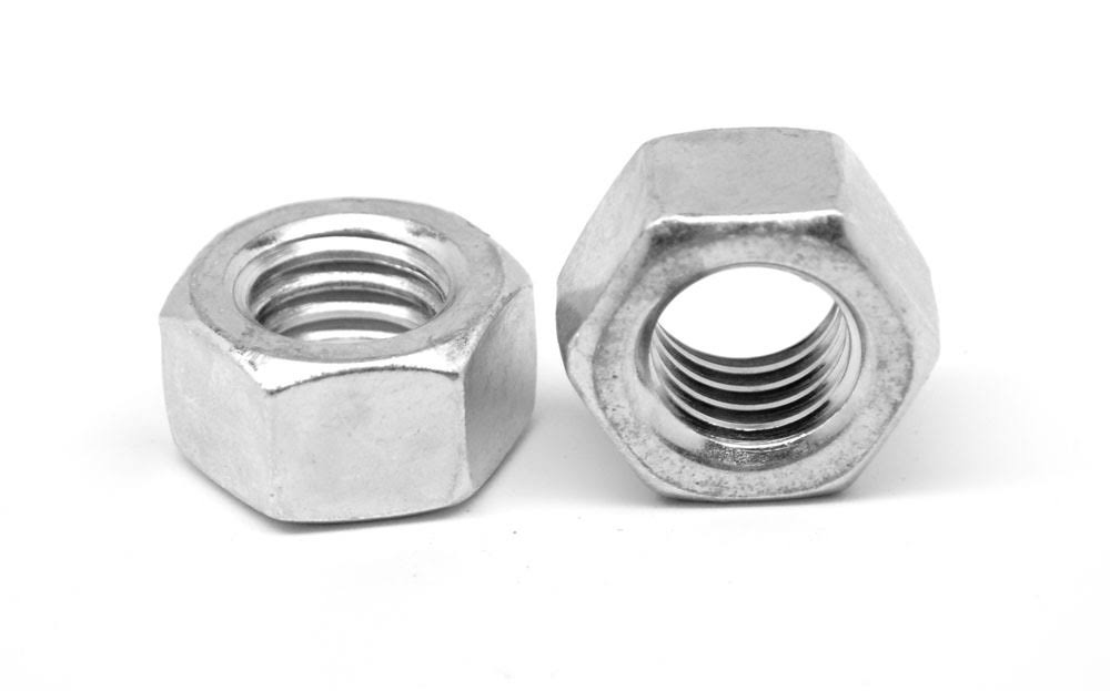 1 1/8x22-7 Coarse Thread Hex Nut Low Carbon Steel Zinc Plated Q287