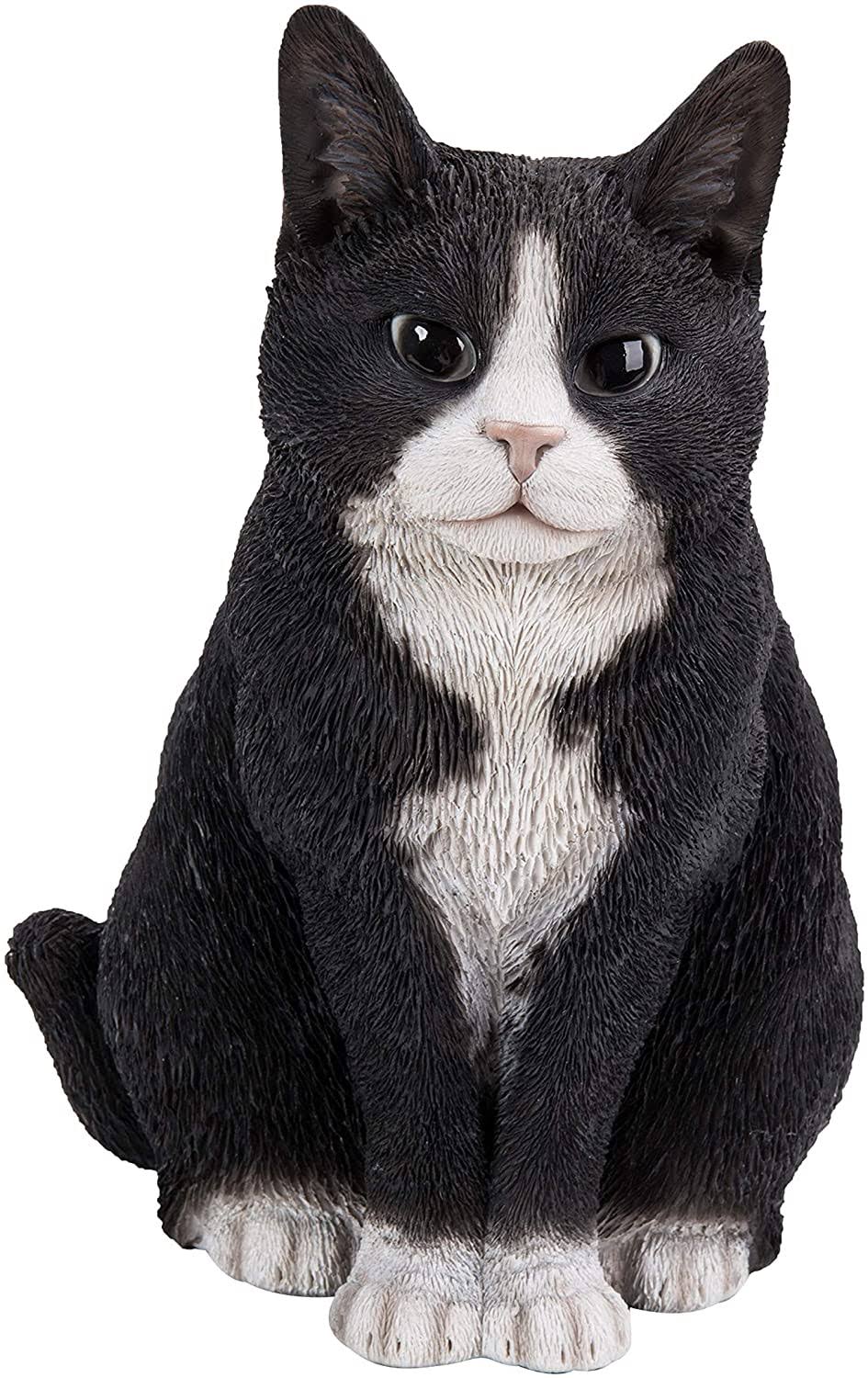 Sitting Cat Black/White P737