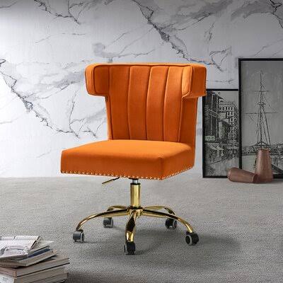 Orange Upholstery Task Chair O88448