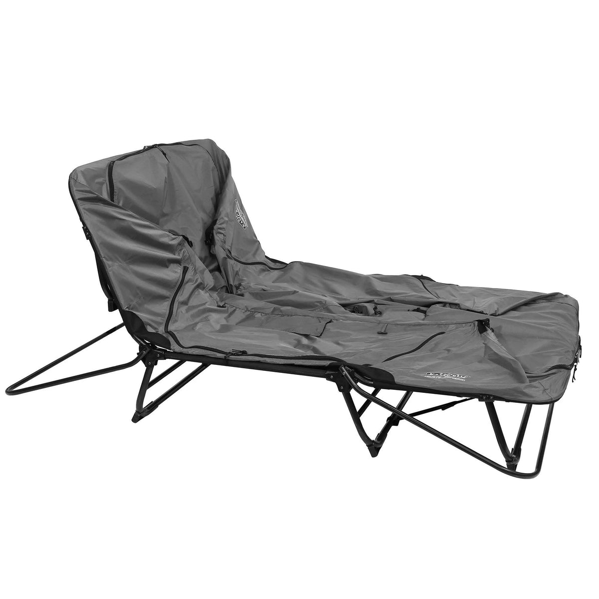 2 Person Elevated Cot, Lounge Chair, & Tent H234