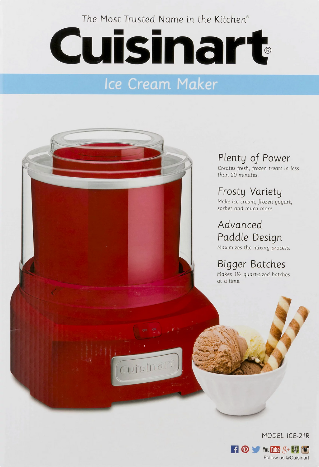 Frozen Yogurt Ice Cream & Sorbet Maker R384