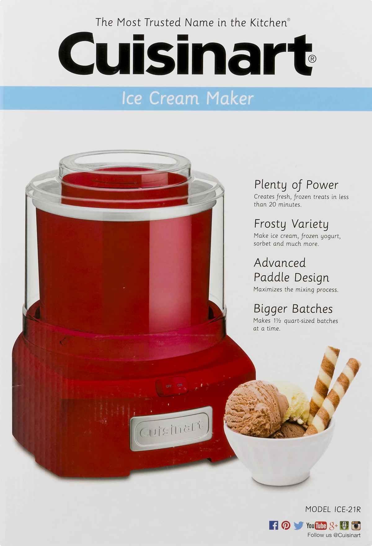 Frozen Yogurt Ice Cream & Sorbet Maker R384