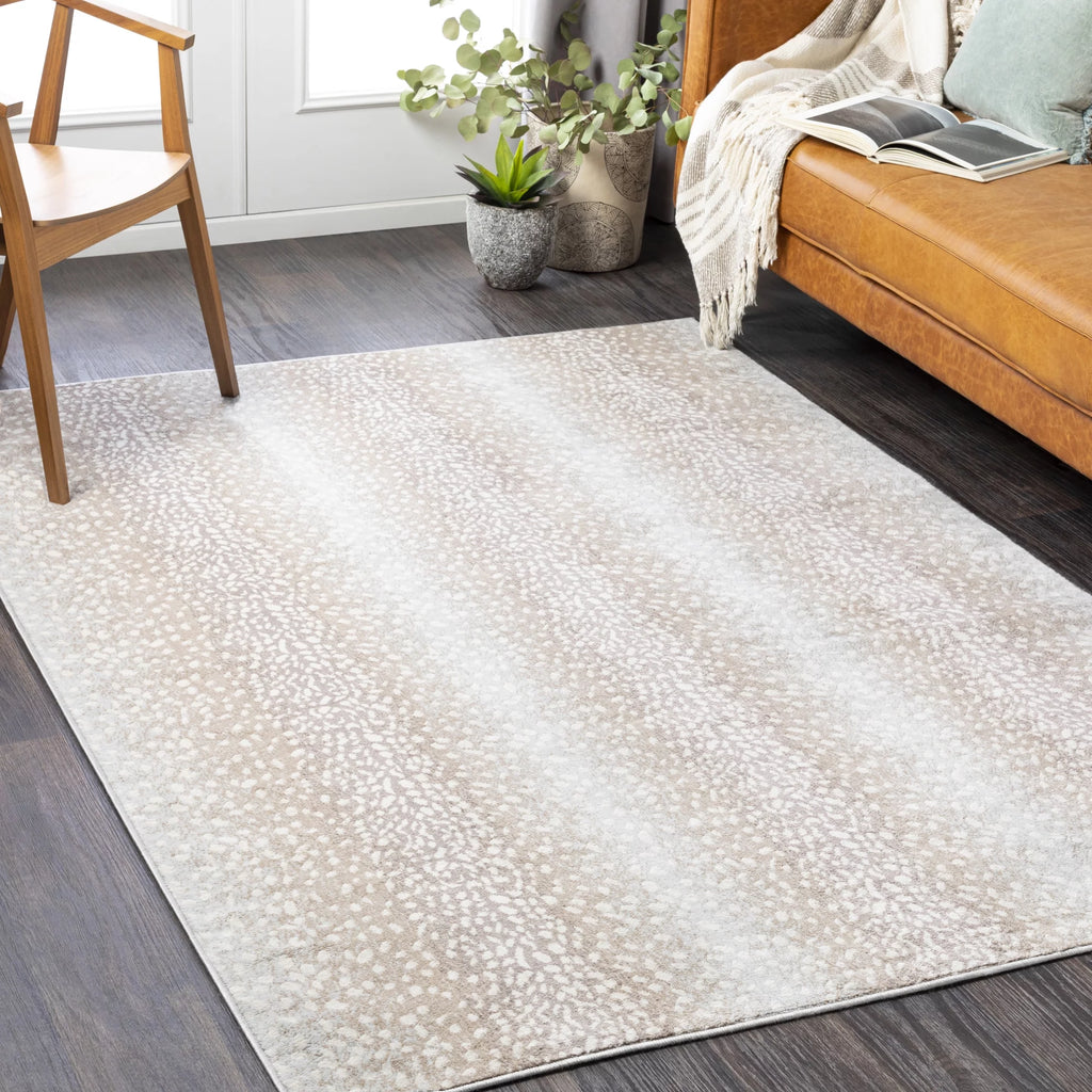 Camel Light Gray Trellis Area Rug 9' x 12'3" G213