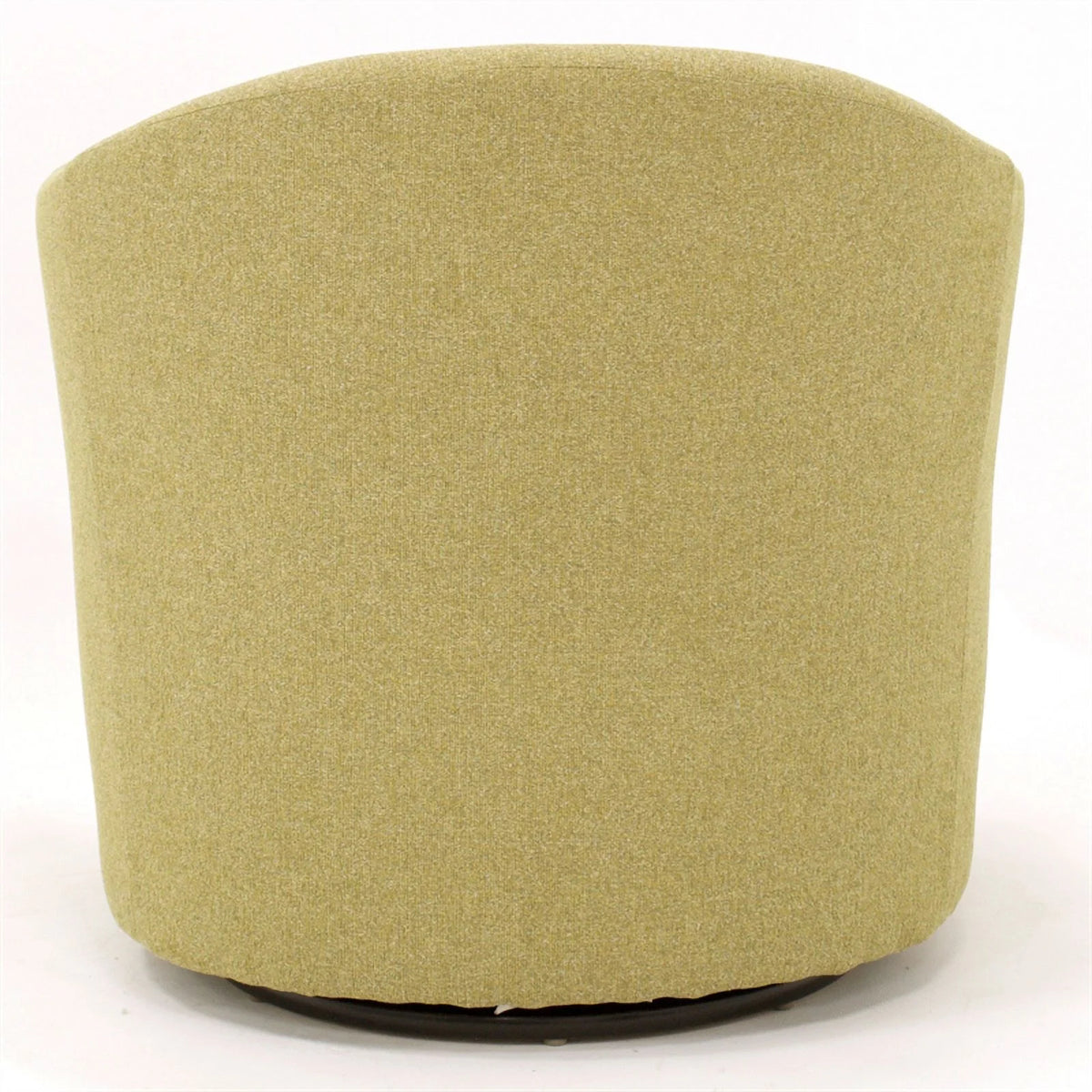 Yellow Fabric Tufted Swivel Chair Y7378