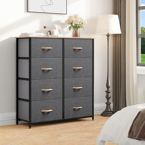 Fabric Dresser with 8 Drawers E676279