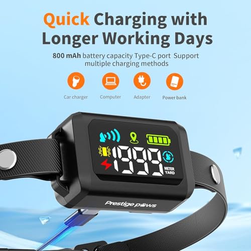Wireless GPS Dog Fence with Shock Collar O763401