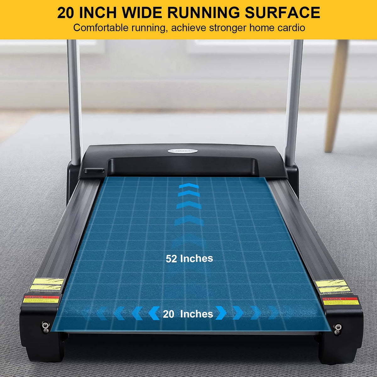 3HP Folding Treadmill with Auto Incline D9309