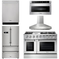 48 Propane Gas Range, Range Hood, Refrigerator, Dishwasher, Microwave M788003
