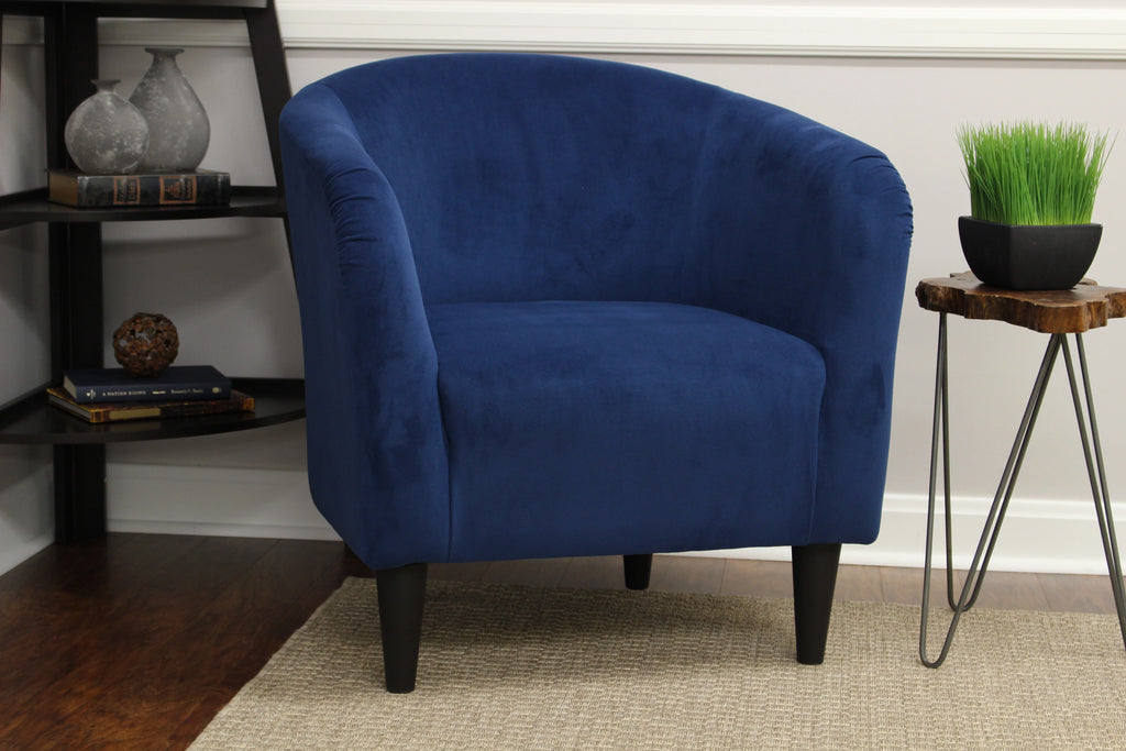 Dove Gray Microfiber Accent Chair C45527