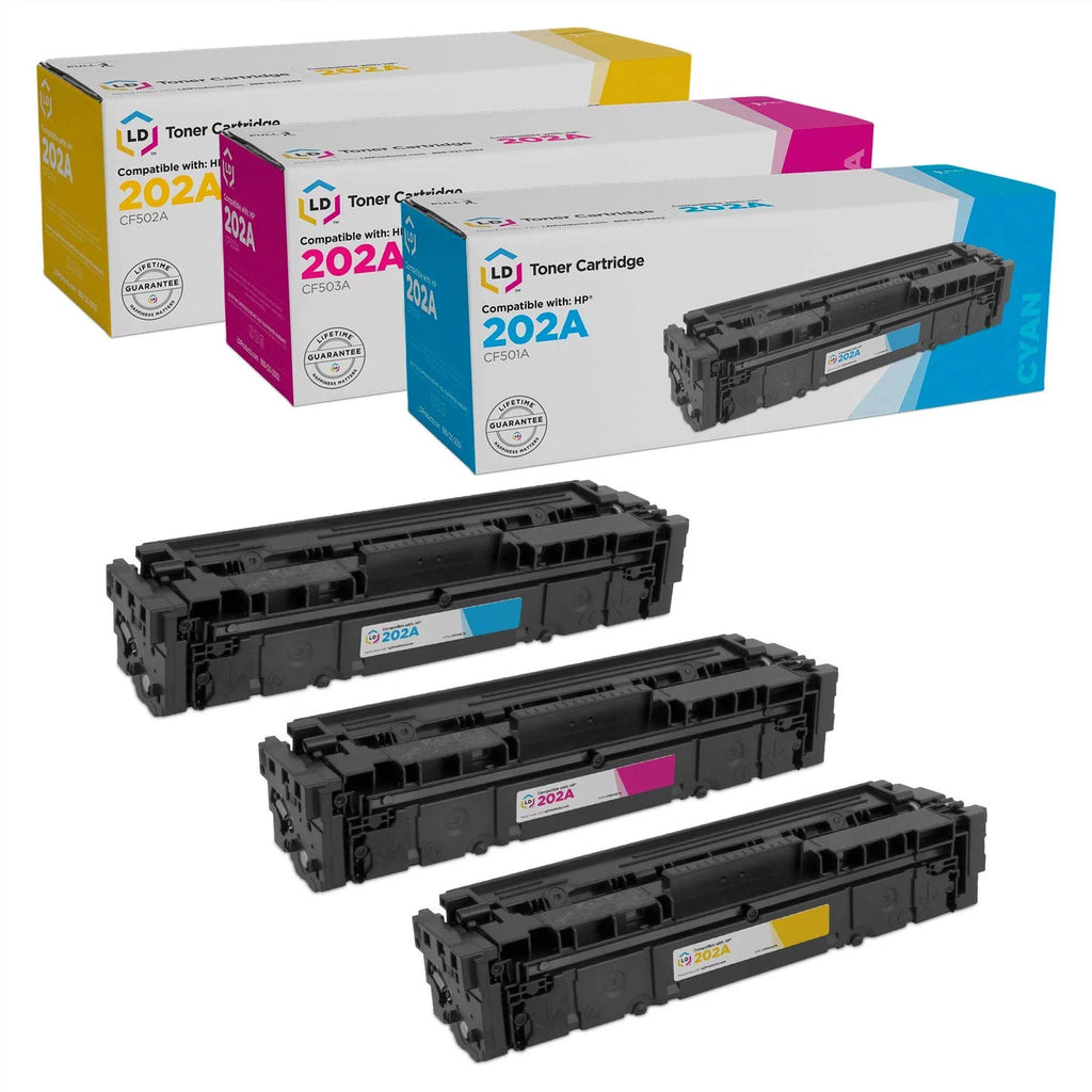 Compatible Toner Cartridge Replacement 3-Pack Cyan Magenta Yellow M742655