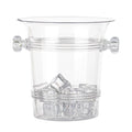 Clear Disposable Plastic Ice Bucket 36 Pack Y788