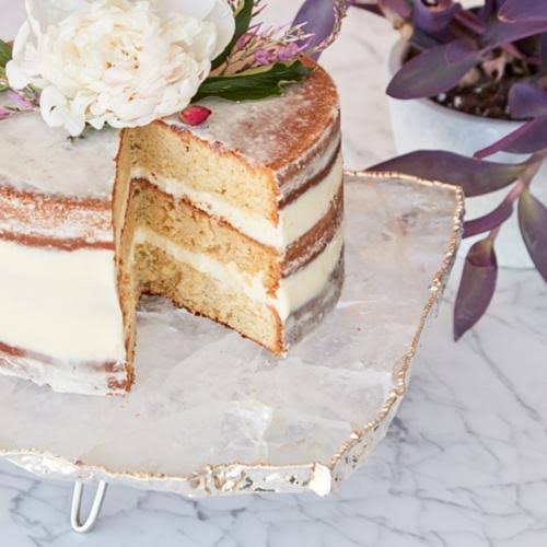 Crystal Gold Cake Stand D8032
