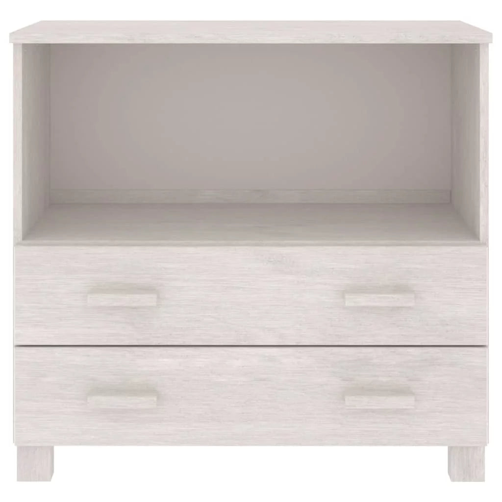White Solid Wood Pine Sideboard P5294